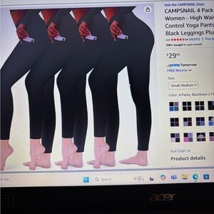 High Waist Black Leggings